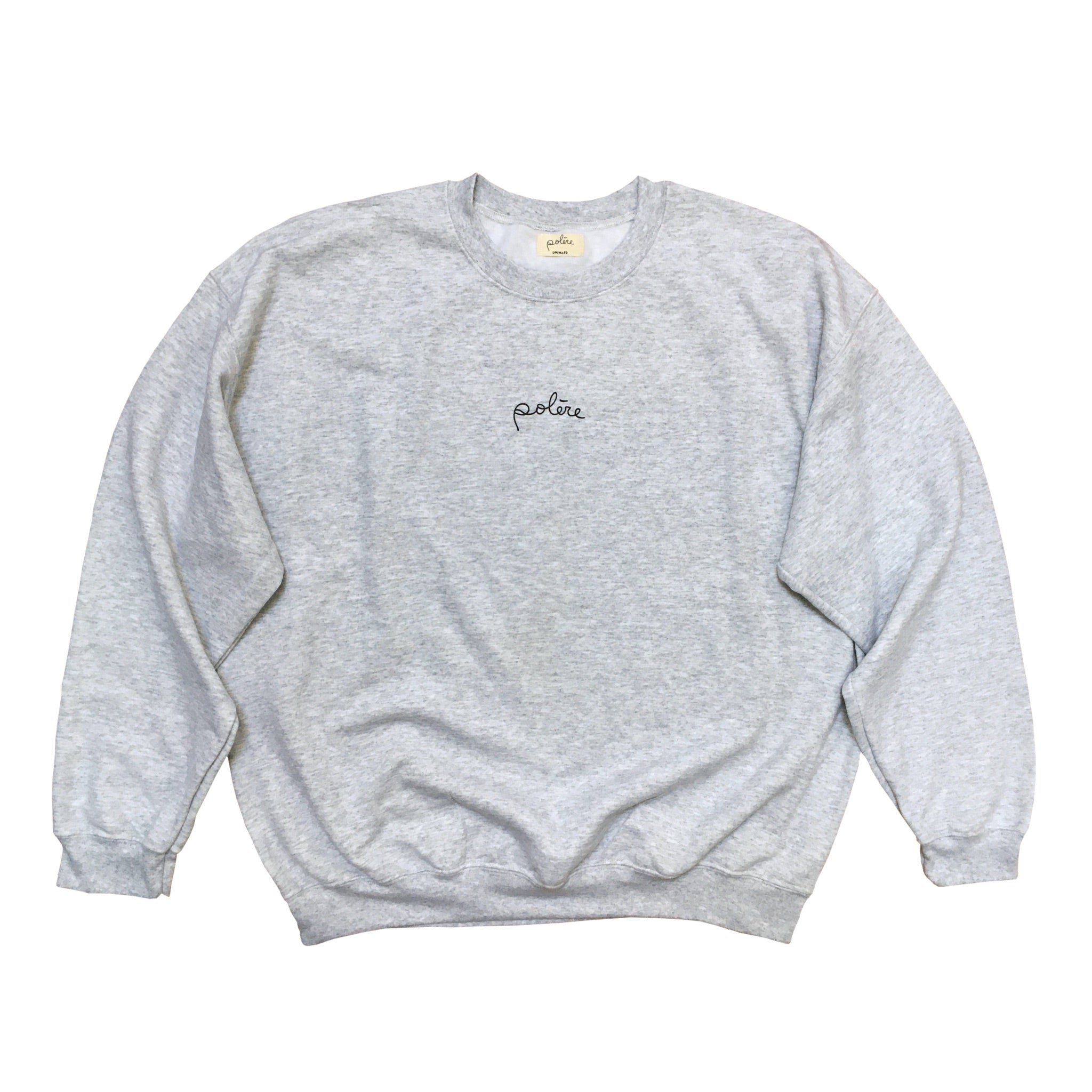 Sweat crewneck gris
