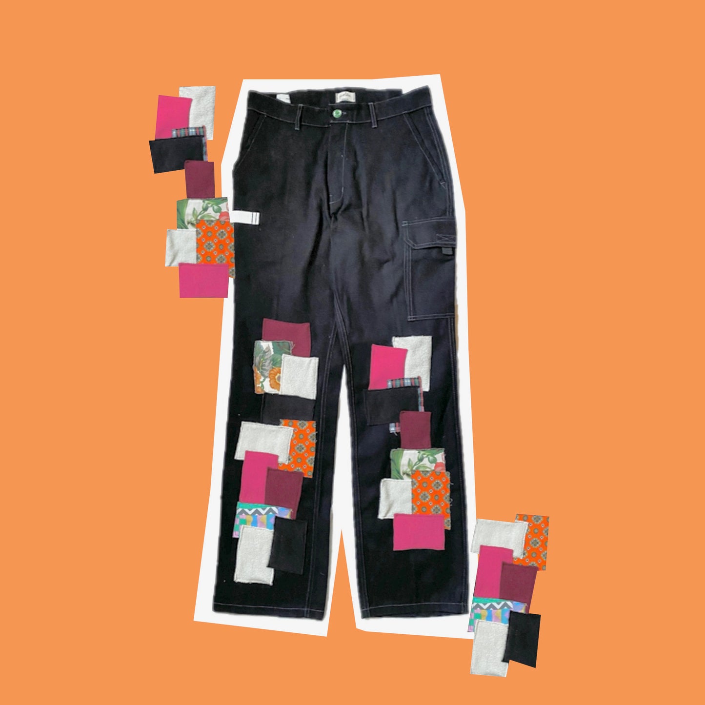 Pantalon patchwork