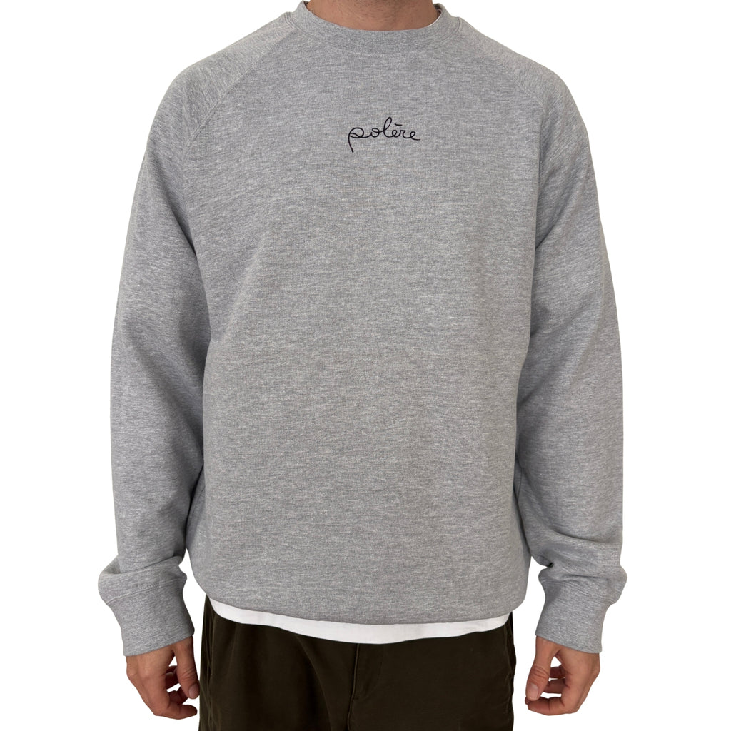 Sweat crewneck gris