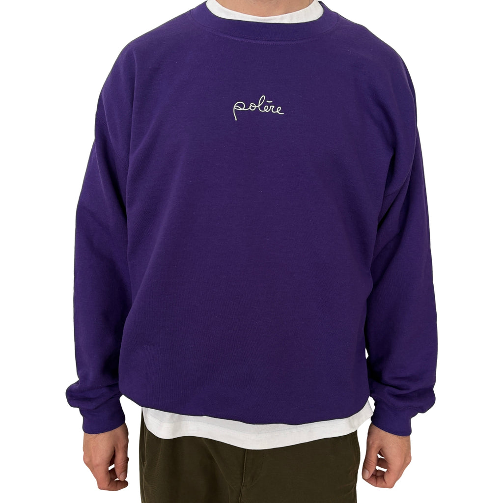 Sweat crewneck violet