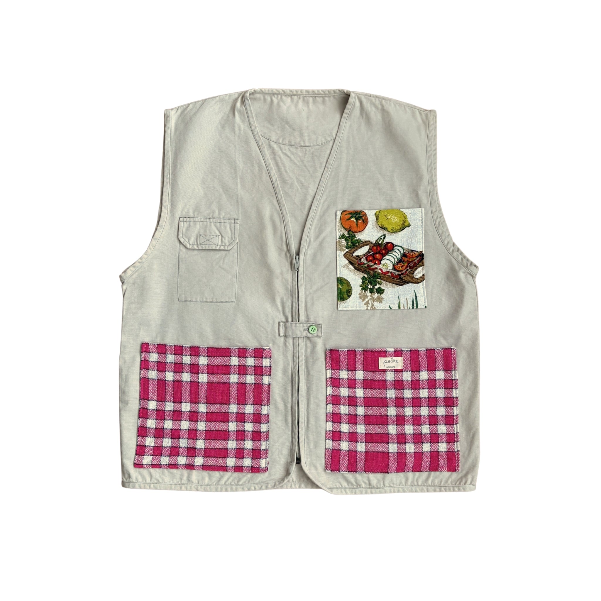 Veste poches à table