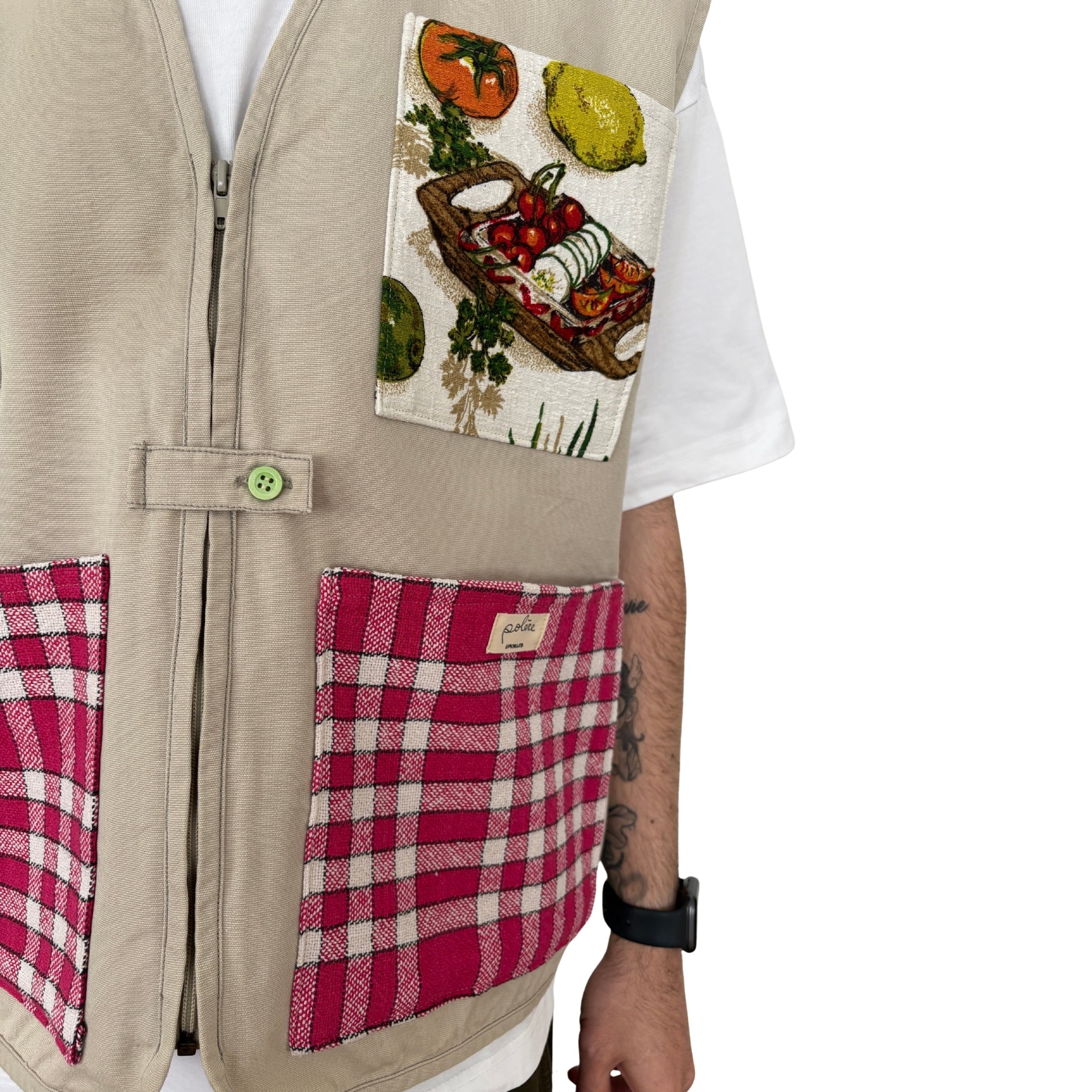 Veste poches à table