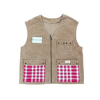 Veste poches vichy