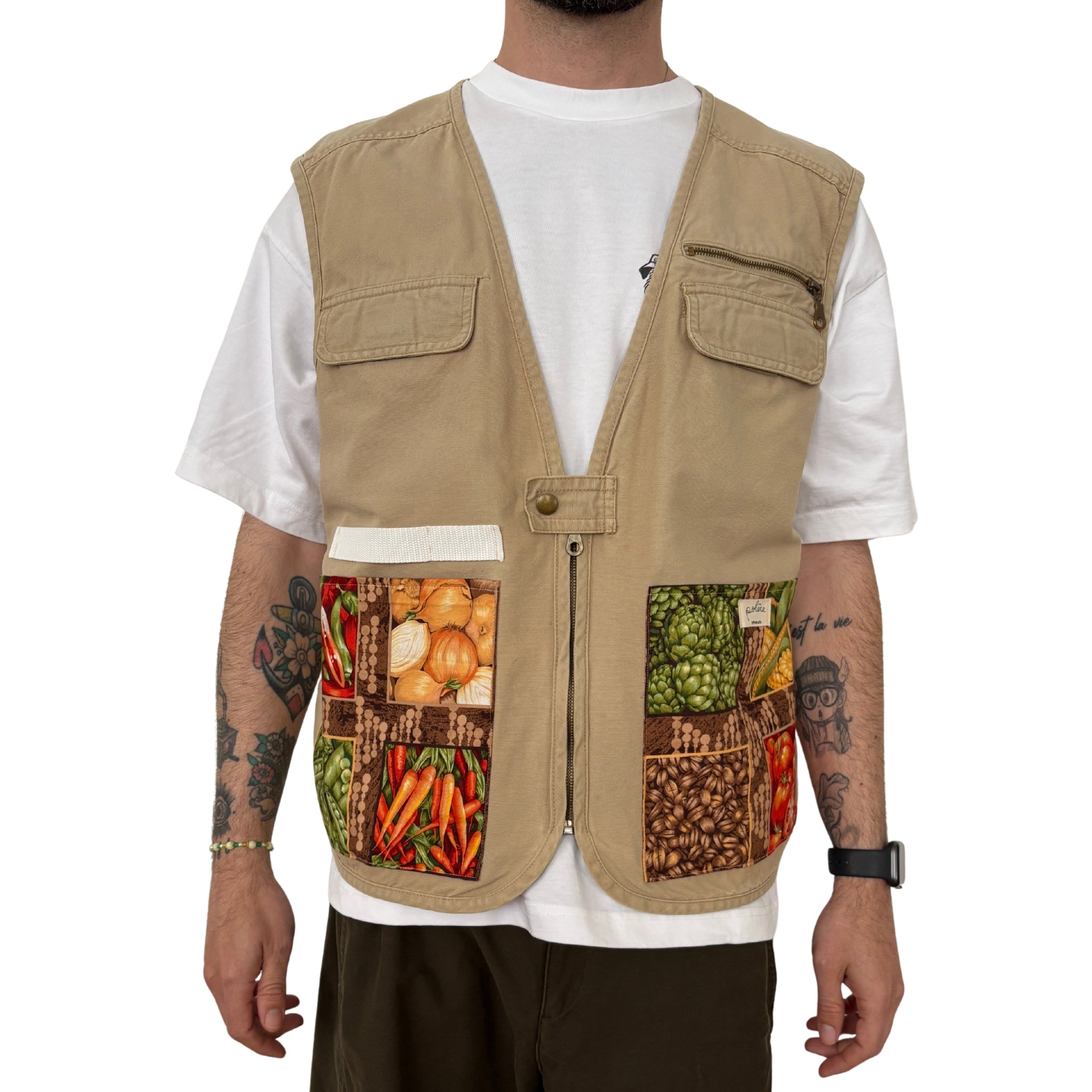 Veste poches légumes