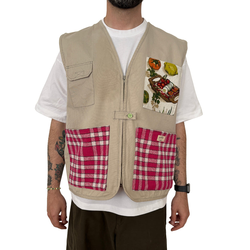 Veste poches à table